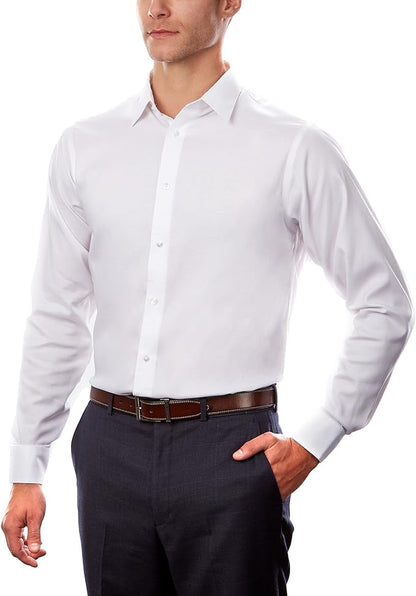 Men White Non-Iron Shirt - Boutique Dodo